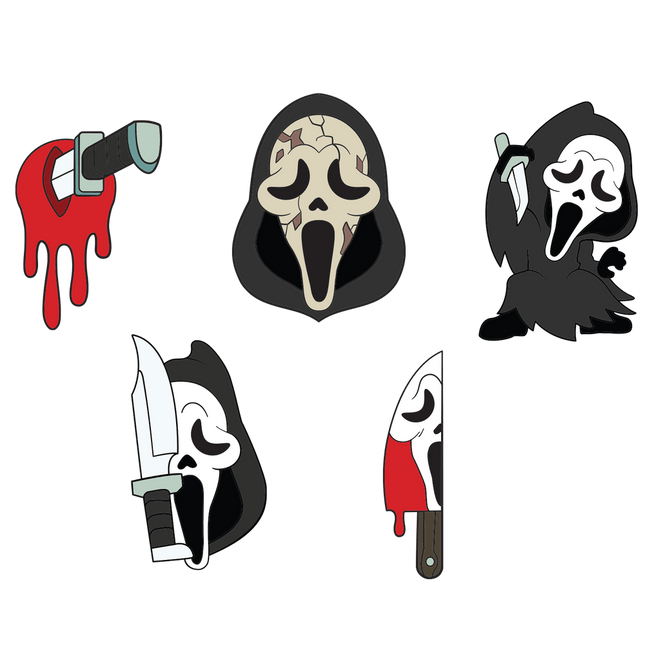 Youtooz - Ghost Face: Ghost Face Pin Set